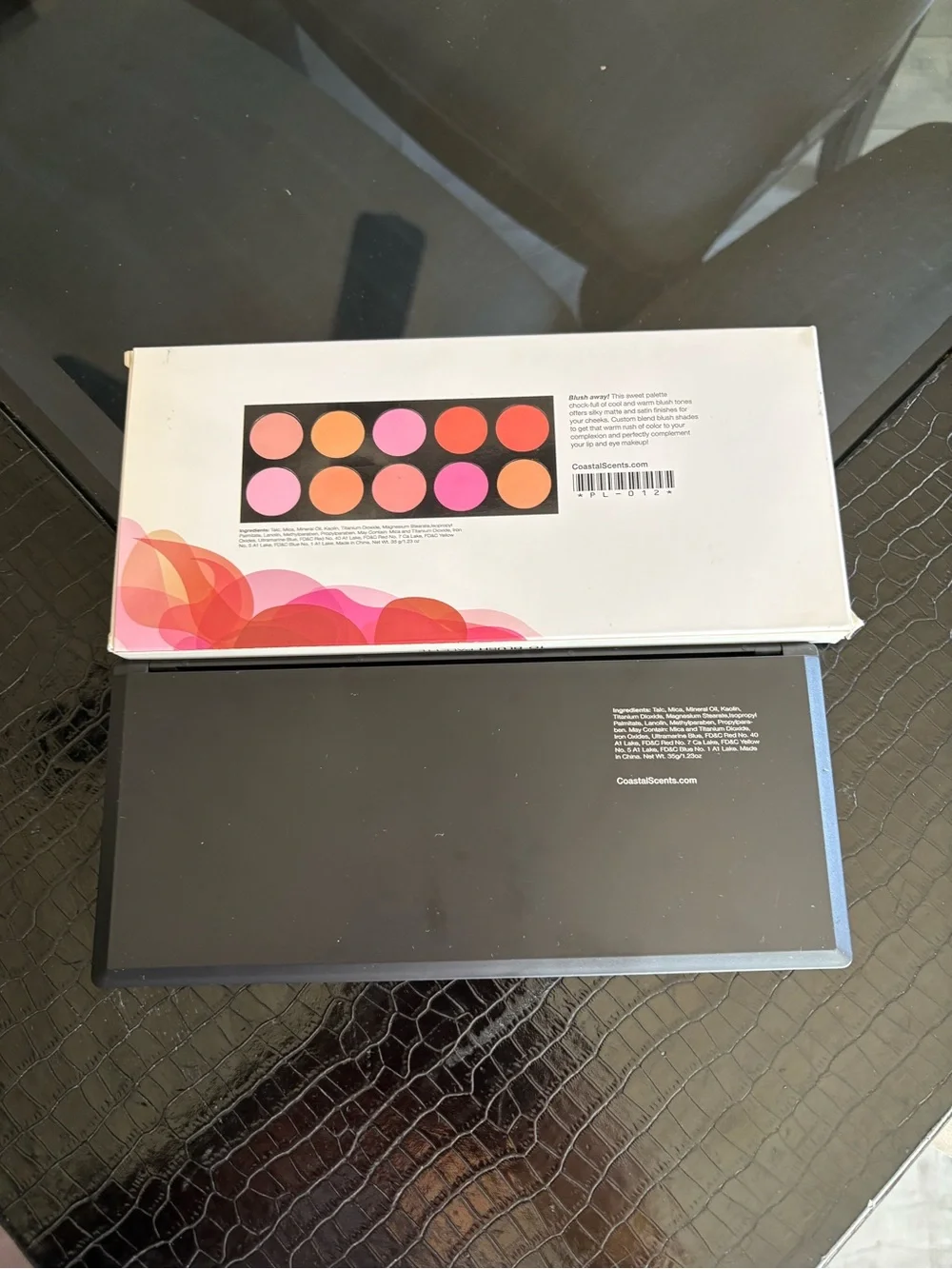 Coastal Scents 10 Piece Professional Blush Palette